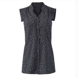 CAbi star print Astral blouse